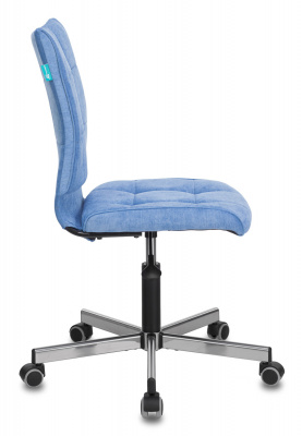Кресло Бюрократ CH-330M голубой Velvet 86 крестов. металл хром, купить в Сыктывкаре