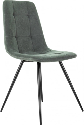 Стул для дома Бюрократ KF-9_4 комплект 4шт серый Alfa 44 металл черный на ножках (KF-9/ALFA44_4), купить в Сыктывкаре