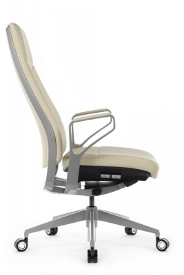 Кресло Zen 01E Бежевый/Металл Серебристый, купить в Сыктывкаре