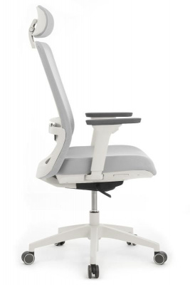 Кресло Work W-218C WHITE Светло-серый, купить в Сыктывкаре