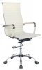 Кресло руководителя Бюрократ CH-883 слоновая кость экокожа крестов. металл хром, купить в Сыктывкаре