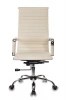 Кресло руководителя Бюрократ CH-883 слоновая кость экокожа крестов. металл хром, купить в Сыктывкаре