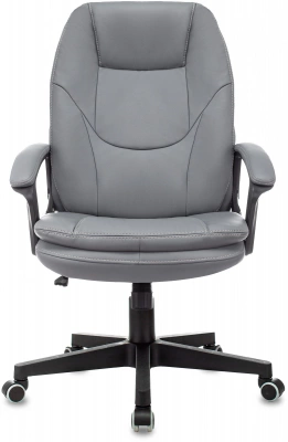 Кресло руководителя Бюрократ CH-868N серый экокожа крестов. пластик, купить в Сыктывкаре