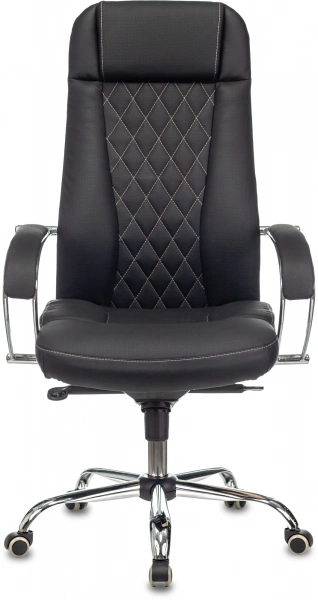 Кресло эргономичное Бюрократ CH-609SL/ECO черный экокожа крестов. металл хром, купить в Сыктывкаре