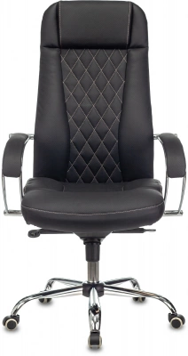 Кресло эргономичное Бюрократ CH-609SL/ECO черный экокожа крестов. металл хром, купить в Сыктывкаре