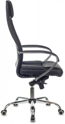 Кресло эргономичное Бюрократ CH-609SL/ECO черный экокожа крестов. металл хром, купить в Сыктывкаре