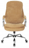 Кресло руководителя Бюрократ T-9950SL Fabric горчичный Velvet 73 крестов. металл хром, купить в Сыктывкаре