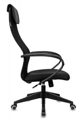 Кресло руководителя Бюрократ CH-607 черный TW-01 сетка/ткань с подголов. крестов. пластик, купить в Сыктывкаре