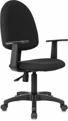 Кресло Бюрократ CH-1300 черный Престиж+ крестов. пластик, купить в Сыктывкаре