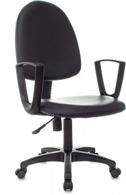 Кресло Бюрократ CH-1300N черный Престиж+ экокожа крестов. пластик, купить в Сыктывкаре