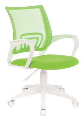Кресло Бюрократ CH-W695NLT салатовый TW-03A TW-18 сетка/ткань крестов. пластик пластик белый, купить в Сыктывкаре