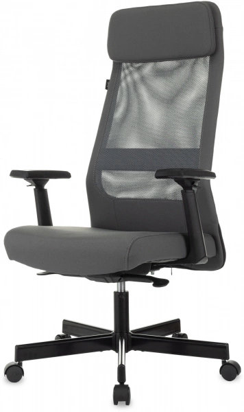 Кресло эргономичное Бюрократ T-995 серый TW-04 Neo Grey сетка/ткань с подголов. крестов. металл черный, купить в Сыктывкаре