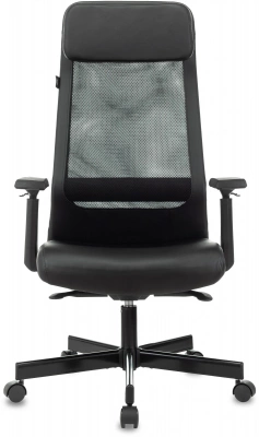 Кресло эргономичное Бюрократ T-995 черный TW-01 экокожа/сетка с подголов. крестов. металл черный, купить в Сыктывкаре