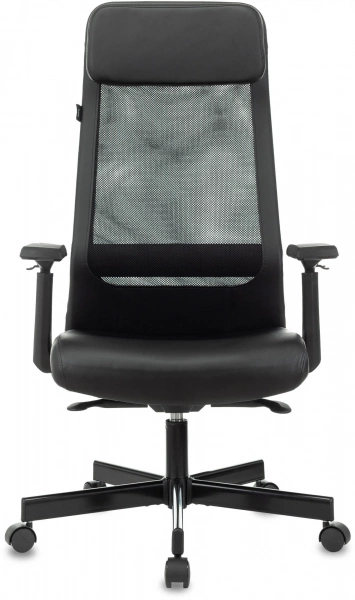 Кресло эргономичное Бюрократ T-995 черный TW-01 экокожа/сетка с подголов. крестов. металл черный, купить в Сыктывкаре