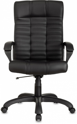 Кресло руководителя Бюрократ KB-10 черный экокожа крестов. пластик, купить в Сыктывкаре