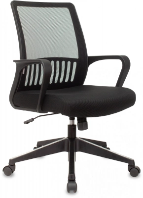 Кресло Бюрократ MC-201 черный TW-01 TW-11 сетка/ткань крестов. пластик, купить в Сыктывкаре