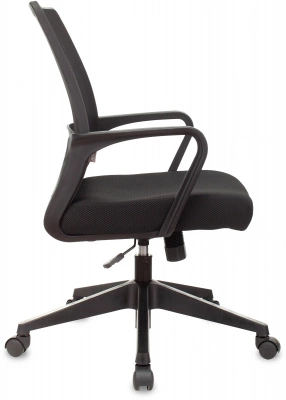 Кресло Бюрократ MC-201 черный TW-01 TW-11 сетка/ткань крестов. пластик, купить в Сыктывкаре