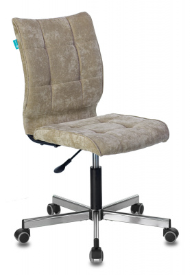 Кресло Бюрократ CH-330M песочный Light-21 крестов. металл хром, купить в Сыктывкаре