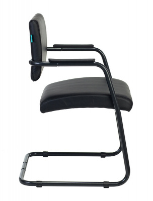 Кресло Бюрократ CH-271N-V черный Leather Black экокожа полозья металл черный, купить в Сыктывкаре