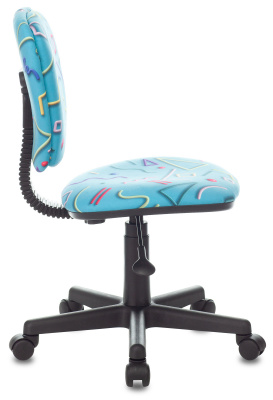 Кресло детское Бюрократ CH-204NX голубой Sticks 06 крестов. пластик, купить в Сыктывкаре