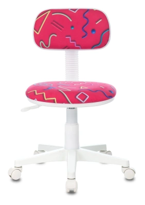 Кресло детское Бюрократ CH-W201NX малиновый Sticks 05 крестов. пластик пластик белый, купить в Сыктывкаре