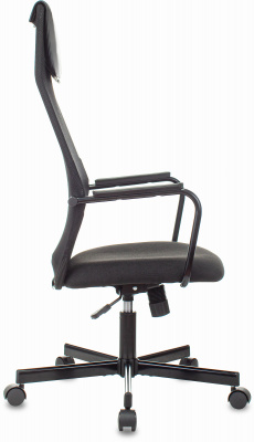 Кресло Бюрократ KB-5M черный TW-01 3C11 сетка/ткань с подголов. крестов. металл черный, купить в Сыктывкаре