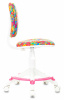 Кресло детское Бюрократ CH-W204/F мультиколор алфавит крестов. пластик подст.для ног пластик белый, купить в Сыктывкаре
