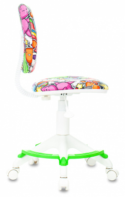 Кресло детское Бюрократ CH-W204/F мультиколор маскарад крестов. пластик подст.для ног пластик белый, купить в Сыктывкаре