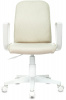 Кресло Бюрократ CH-W327 слоновая кость OR-10 экокожа крестов. пластик пластик белый, купить в Сыктывкаре