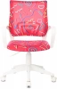 Кресло детское Бюрократ BUROKIDS 1 W малиновый Sticks 05 крестов. пластик пластик белый — фото, характеристики, наличие в Сыктывкаре