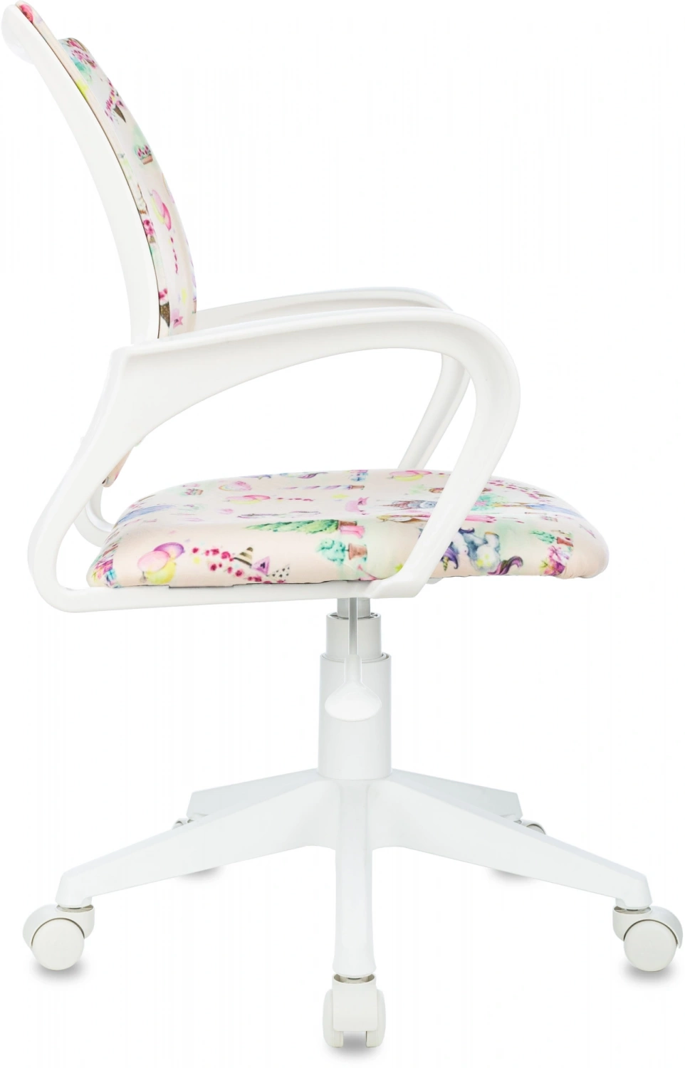 Кресло детское Бюрократ Burokids 1 W мультиколор принцесски крестов. пластик пластик белый — фото, характеристики, наличие в Сыктывкаре