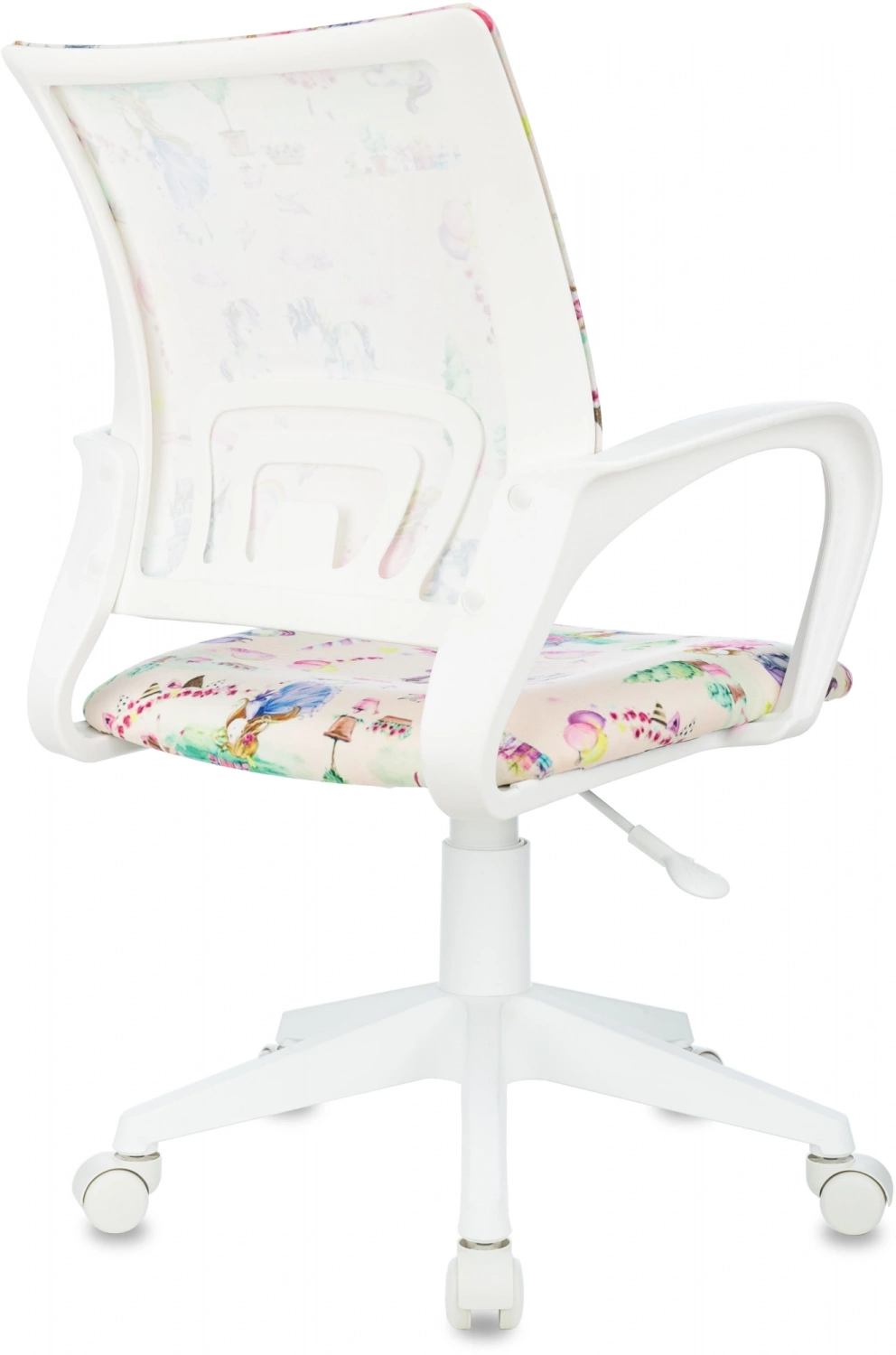 Кресло детское Бюрократ Burokids 1 W мультиколор принцесски крестов. пластик пластик белый — фото, характеристики, наличие в Сыктывкаре