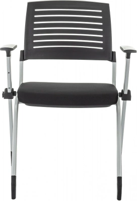 Стул Бюрократ X-Click черный на ножках металл серый, купить в Сыктывкаре