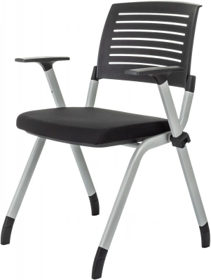 Стул Бюрократ X-Click черный на ножках металл серый, купить в Сыктывкаре