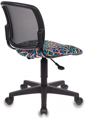 Кресло детское Бюрократ CH-296NX черный карандаши крестов. пластик, купить в Сыктывкаре