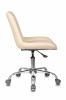 Кресло Бюрократ CH-350SL светло-бежевый текстиль/экокожа крестов. металл хром, купить в Сыктывкаре