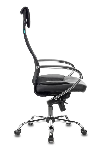 Кресло эргономичное Бюрократ CH-609SL черный TW-01 TW-11 экокожа/сетка с подголов. крестов. металл хром, купить в Сыктывкаре