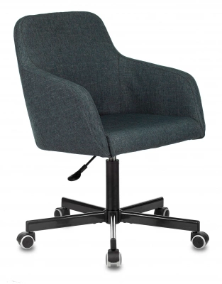 Кресло Бюрократ CH-380M синий шторм 38-416 крестов. металл, купить в Сыктывкаре