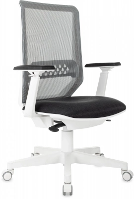 Кресло эргономичное Бюрократ MC-W611N темно-серый TW-04 38-417 сетка/ткань крестов. пластик пластик белый, купить в Сыктывкаре