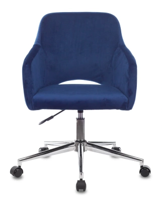 Кресло Бюрократ CH-380SL сапфировый Italia 17 крестов. металл хром, купить в Сыктывкаре