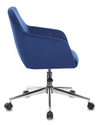 Кресло Бюрократ CH-380SL сапфировый Italia 17 крестов. металл хром, купить в Сыктывкаре