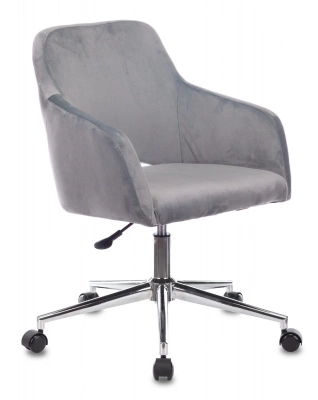 Кресло Бюрократ CH-380SL серая жемчужина Italia 26 крестов. металл хром, купить в Сыктывкаре