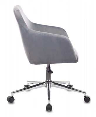 Кресло Бюрократ CH-380SL серая жемчужина Italia 26 крестов. металл хром, купить в Сыктывкаре