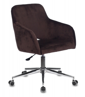 Кресло Бюрократ CH-380SL мокко Italia 6 крестов. металл хром, купить в Сыктывкаре