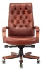 Кресло руководителя Бюрократ T-9928WALNUT светло-коричневый Leather Eichel кожа крестов. металл/дерево — фото, характеристики, наличие в Сыктывкаре