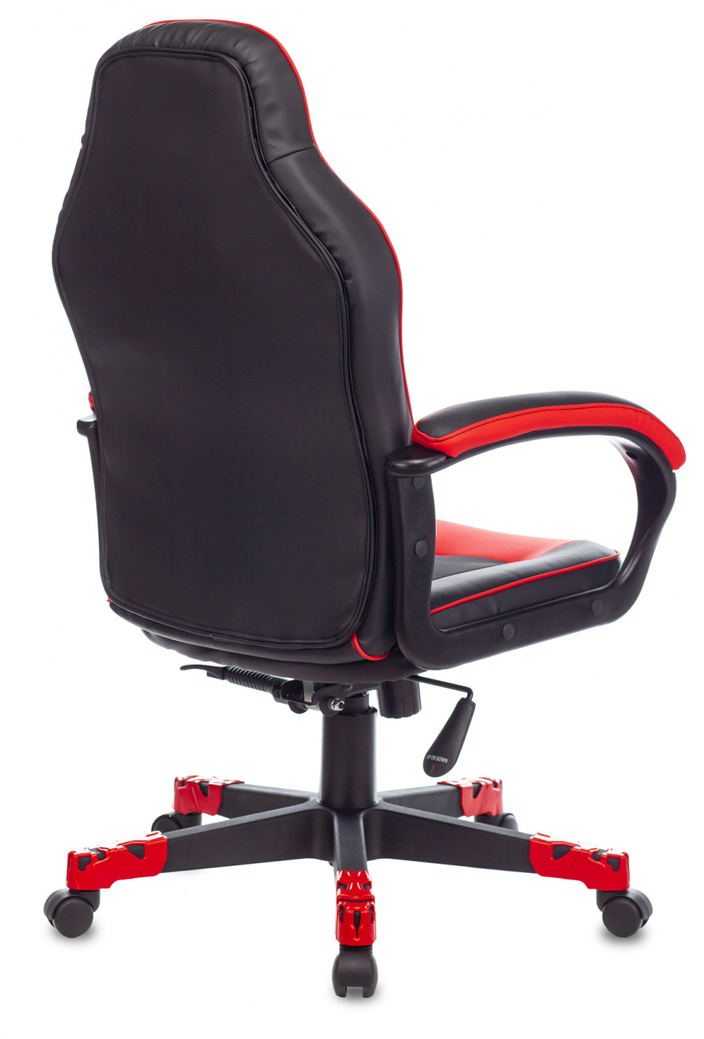 Кресло игровое Zombie GAME 17 черный/красный ткань/эко.кожа крестов. пластик, купить в Сыктывкаре