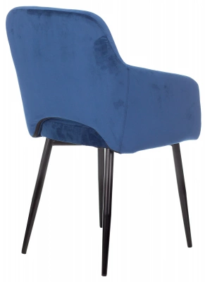 Кресло Бюрократ CH-380F сапфировый Italia 17 на ножках металл черный, купить в Сыктывкаре