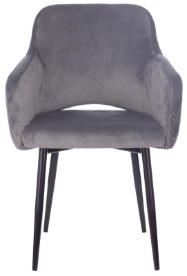 Кресло Бюрократ CH-380F серая жемчужина Italia 26 на ножках металл черный, купить в Сыктывкаре