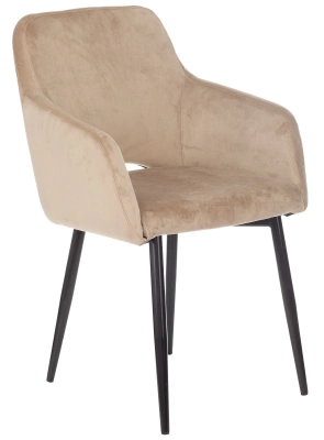 Кресло Бюрократ CH-380F латте Italia 5 на ножках металл черный, купить в Сыктывкаре