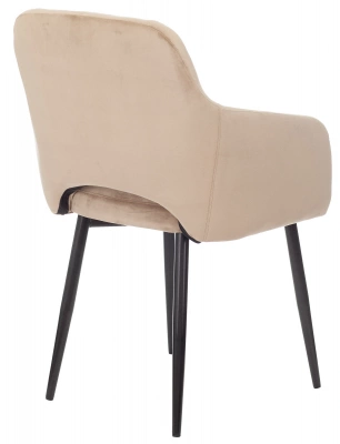 Кресло Бюрократ CH-380F латте Italia 5 на ножках металл черный, купить в Сыктывкаре